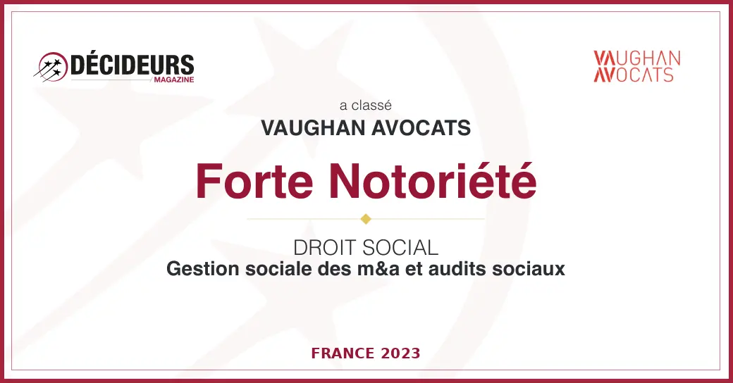 Vaughan Avocats - Droit Social